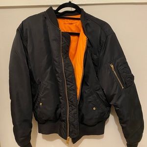 Reversible bomber jacket from Aritzia